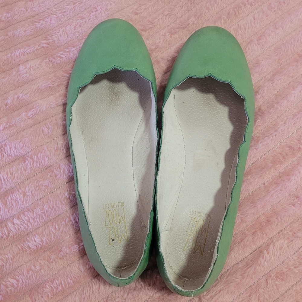 Miz Mooz Chloe Green Size 8.5